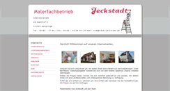Desktop Screenshot of maler-jeckstadt.de